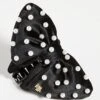 Lele Sadoughi Pearl Velvet Simone Bow Clip