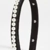 Lele Sadoughi Pearl Embellished Velvet Gigi Headband