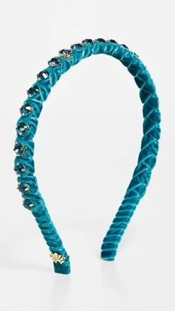 Lele Sadoughi Rhinestone Strand Headband