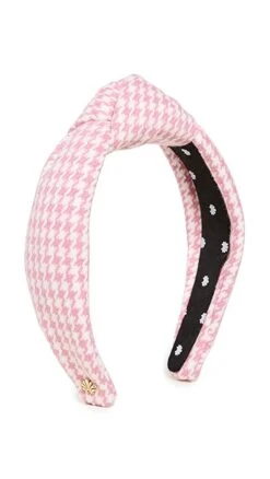 Lele Sadoughi Houndstooth Knotted Headband -Lele Sadoughi Shop leles30697132ca 1665785383958 2 0. UX357 QL90