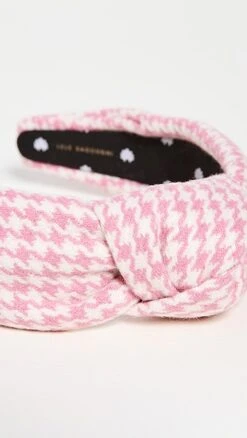 Lele Sadoughi Houndstooth Knotted Headband -Lele Sadoughi Shop leles30697132ca 1665785384354 2 0. UX357 QL90