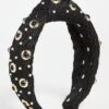 Lele Sadoughi Eva Cabochon Knotted Headband