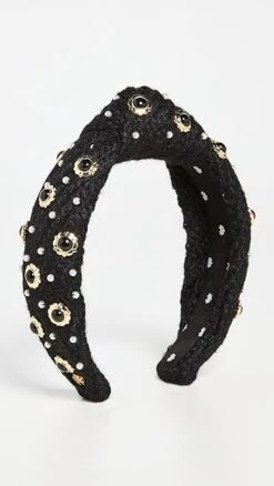 Lele Sadoughi Eva Cabochon Knotted Headband
