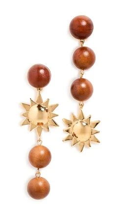 Lele Sadoughi Wood Sun Linear Earrings -Lele Sadoughi Shop leles307101c8e8 1671561982943 2 0. UX357 QL90