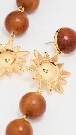 Lele Sadoughi Wood Sun Linear Earrings -Lele Sadoughi Shop leles307101c8e8 1671561983129 2 0. UX357 QL90