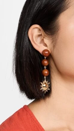 Lele Sadoughi Wood Sun Linear Earrings -Lele Sadoughi Shop leles307101c8e8 1671561983654 2 0. UX357 QL90
