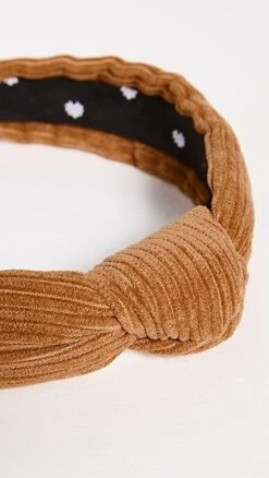 Lele Sadoughi Corduroy Slim Knotted Headband -Lele Sadoughi Shop leles307241a3ac 1669649242810 2 0. UX357 QL90