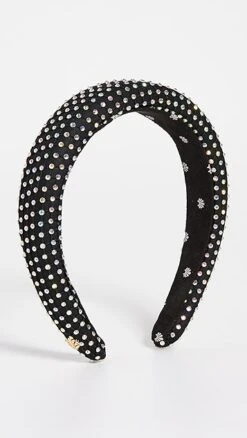 Lele Sadoughi Crystal Mesh Alice Headband