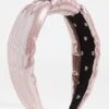 Lele Sadoughi Metallic Knotted Headband