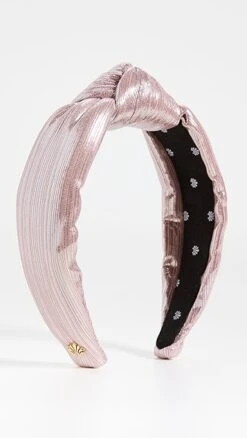 Lele Sadoughi Metallic Knotted Headband