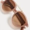 Lele Sadoughi Pearl Courtside Sunglasses
