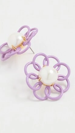 Lele Sadoughi Marigold Button Earrings -Lele Sadoughi Shop leles3074910366 1678212913347 2 0. UX357 QL90