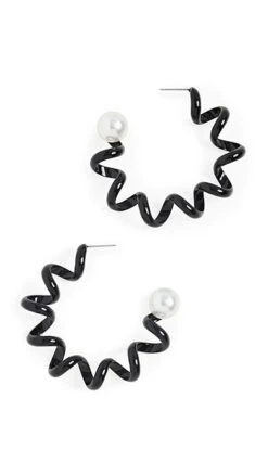 Lele Sadoughi Corkscrew Hoop Earrings -Lele Sadoughi Shop leles3075412164 1679087448446 2 0. UX357 QL90