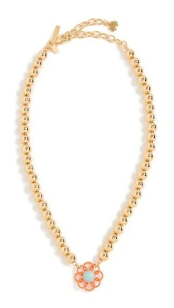 Lele Sadoughi Marigold Beaded Necklace -Lele Sadoughi Shop leles307591a3d8 1679345226874 2 0. UX357 QL90