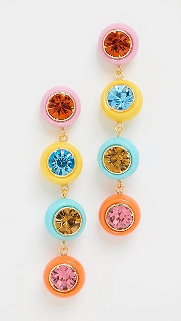 Lele Sadoughi Gumball Linear Earrings 1 Lele Sadoughi Gumball Linear Earrings