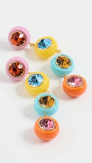 Lele Sadoughi Gumball Linear Earrings 3 Lele Sadoughi Gumball Linear Earrings - Image 3