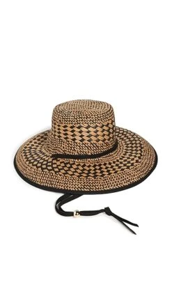 Lele Sadoughi Brielle Checkered Straw Hat -Lele Sadoughi Shop leles307661f7b6 1679008808416 2 0. UX357 QL90