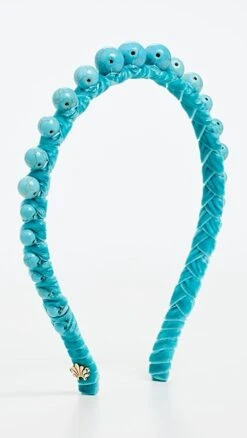 Lele Sadoughi Graduated Stone Bead Headband