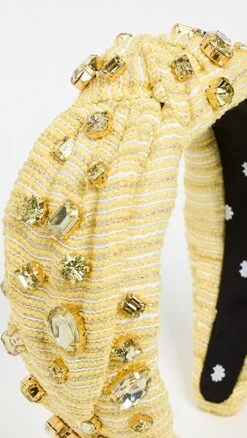 Lele Sadoughi Tweed Oversized Crystal Veronica Headband -Lele Sadoughi Shop leles3078321124 1679954221151 2 0. UX357 QL90