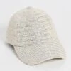 Lele Sadoughi Raffia Baseball Cap