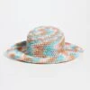 Lele Sadoughi Raffia Swirl Bucket Hat