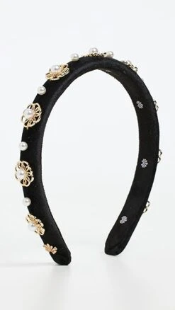 Lele Sadoughi Marigold Pearl Gigi Headband