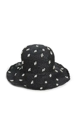 Lele Sadoughi Cluster Raffia Woven Bucket Hat -Lele Sadoughi Shop leles3079412164 1681427567194 2 0. UX357 QL90