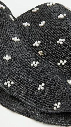 Lele Sadoughi Cluster Raffia Woven Bucket Hat -Lele Sadoughi Shop leles3079412164 1681427567677 2 0. UX357 QL90