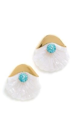 Lele Sadoughi Shellona Button Earrings -Lele Sadoughi Shop leles3080511069 1683905450857 2 0. UX357 QL90