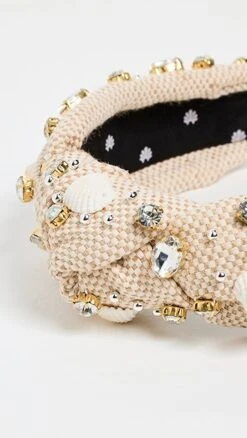 Lele Sadoughi Shellona Crystal Knotted Headband -Lele Sadoughi Shop leles3081456125 1684182622260 2 0. UX357 QL90